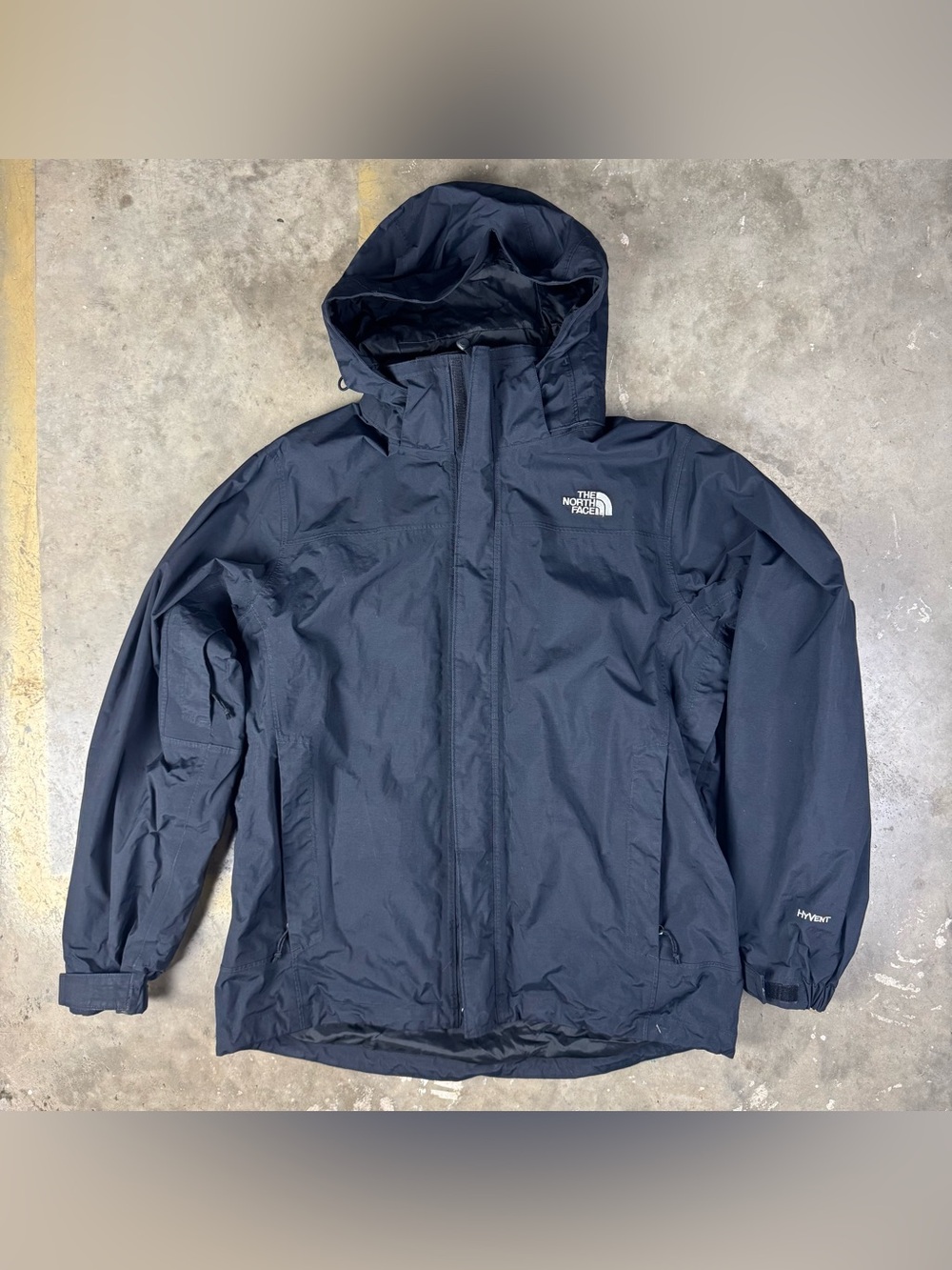 The North Face Hyvent Zip Up Jacket Size Medium Fleece Lined Techwear Gorpcore